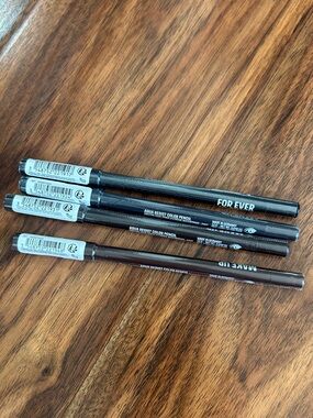 Make up forever aqua resist color pencils matte black gray brown
